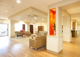 Southern Cross Aged Care Facility in Darwin, built by Norbuilt. Health care aged nursing home